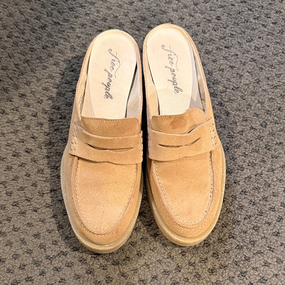 Free People suede ladies Slip-On Loafers